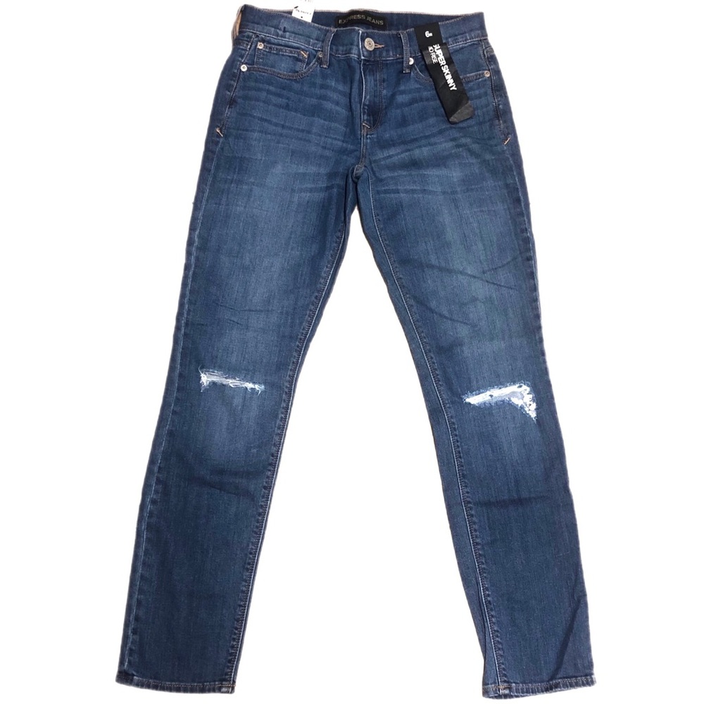 Express Super Skinny Mid-Rise Jeans 6R *BRAND NEW W/ Tags*
